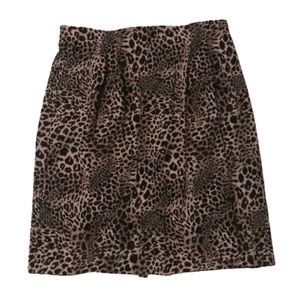 Avenue Animal Print Skirt